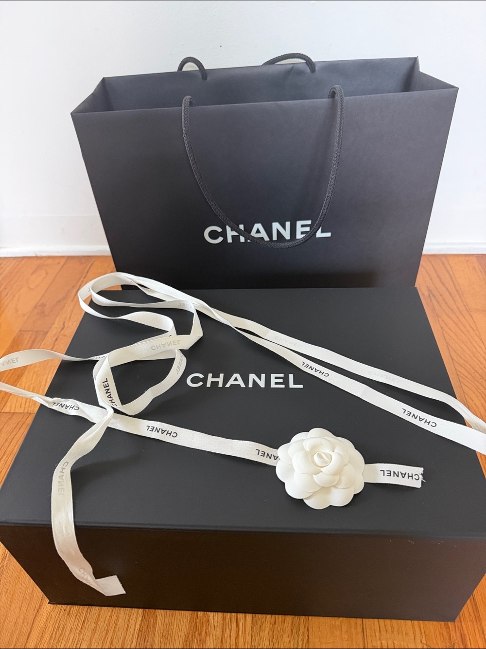 Authentic Chanel Magnetic Gift Box Set – Large Boutique Packaging Bundle